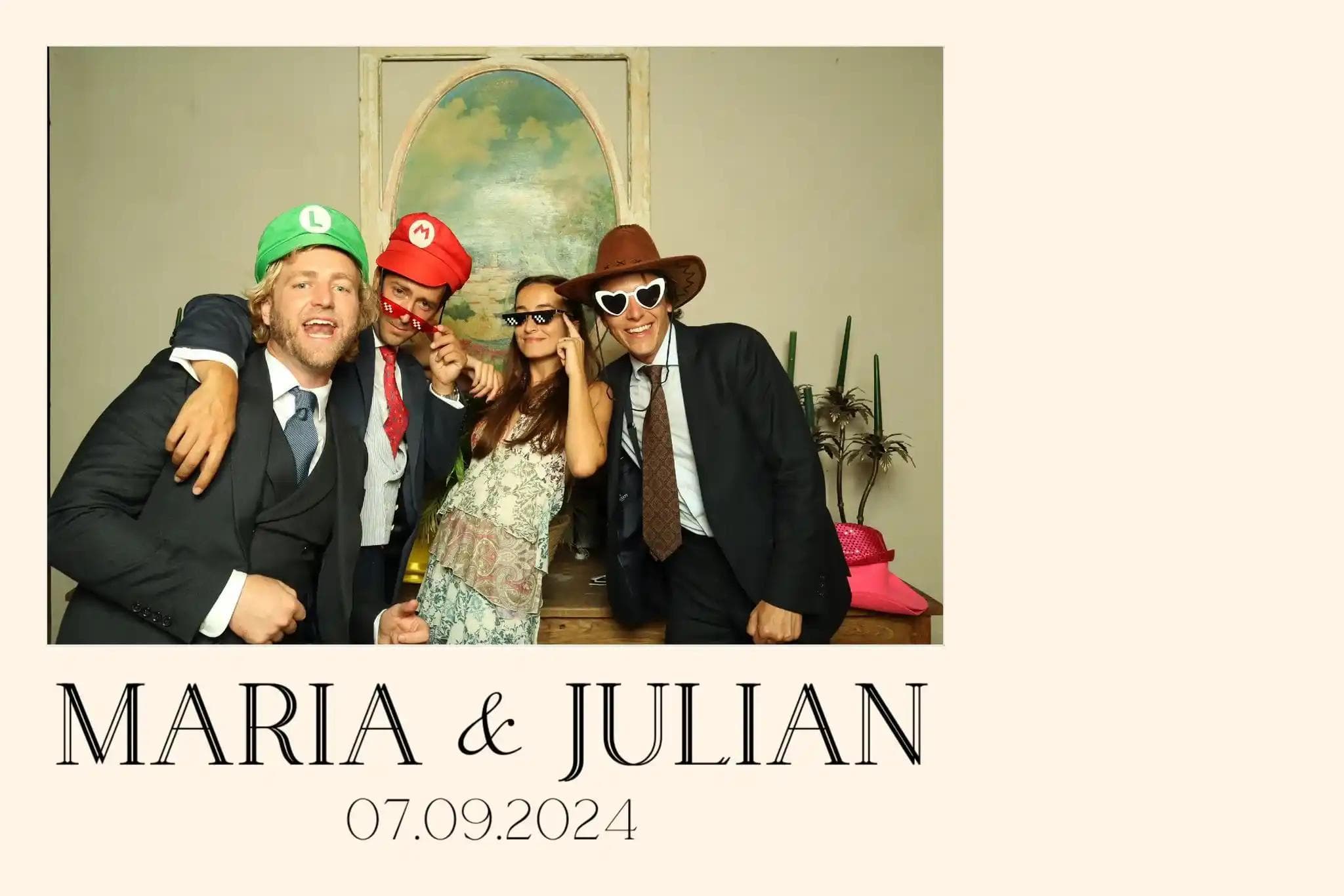 Fotomatón Foto boda de Maria & Julian Finca los Cuadros